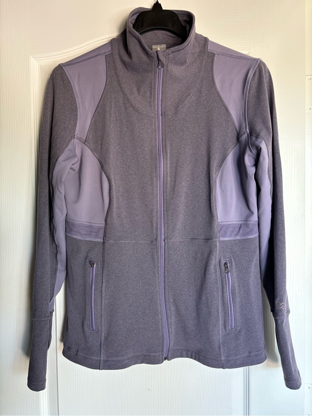 Calia by Carrie Underwood zip up lavender athletic jacket size XL performance